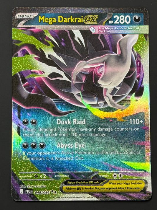 048/084 Mega Darkrai ex - Pokémon Pitch Black Double Rare