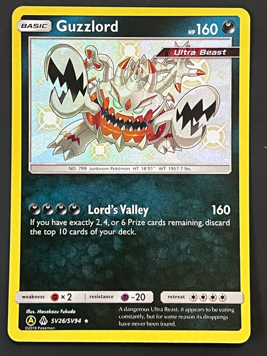 SV26/SV94 Guzzlord - Pokémon Hidden Fates Shiny Rare