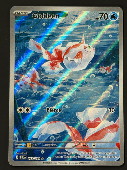 087/084 Goldeen - Pokémon Pitch Black Illustration Rare