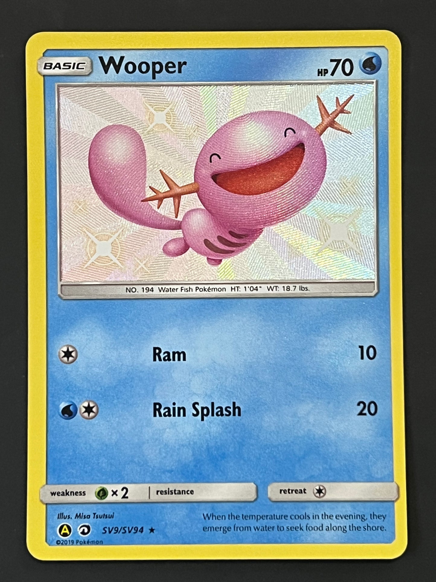 SV09/SV94 Wooper - Pokémon Hidden Fates Shiny Rare