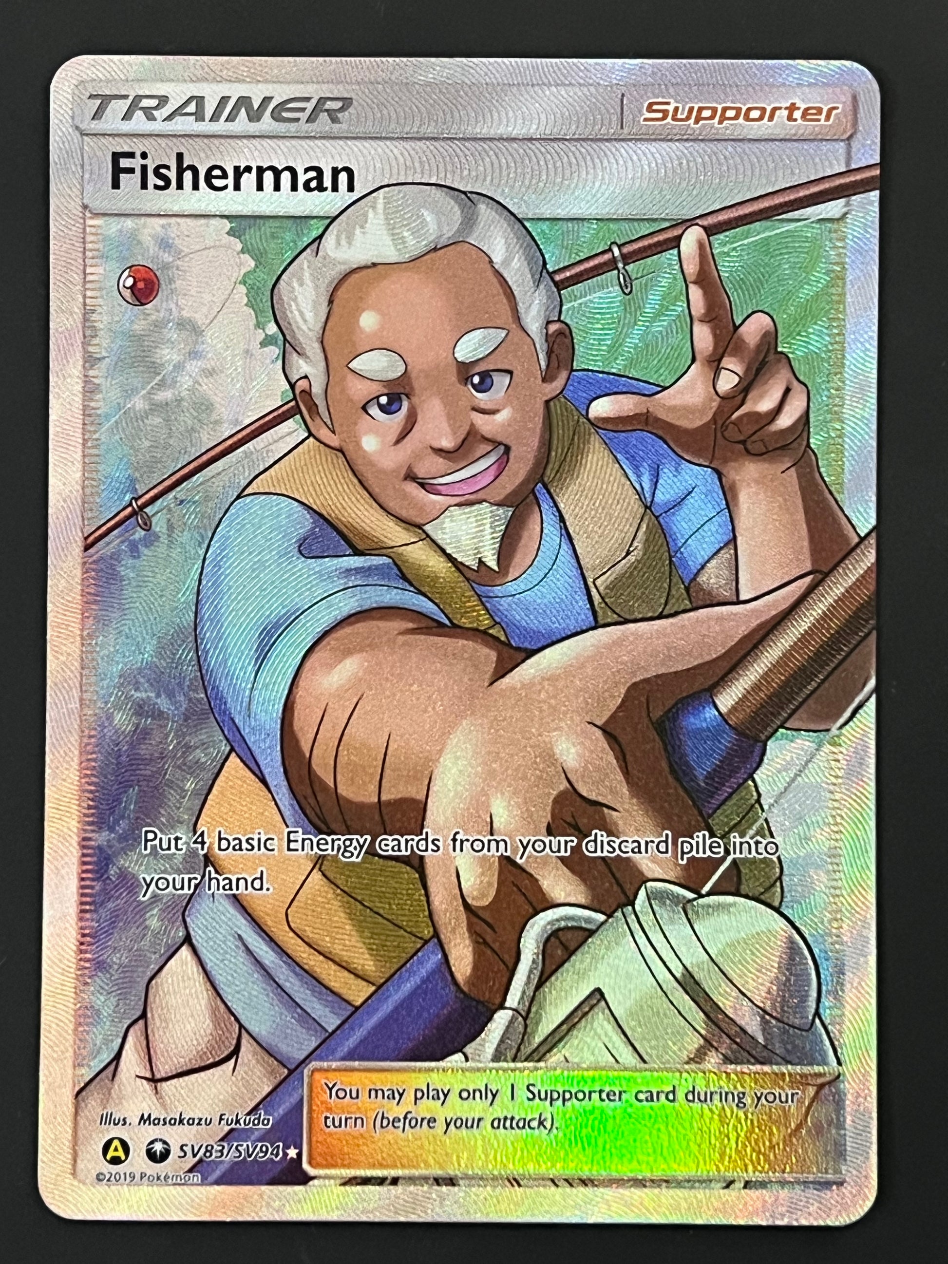 SV83/SV94 Fisherman - Pokmon Hidden Fates Full Art Jarvvos SV83/SV94 Fisherman - Pokmon Hidden Fates Full Art Jarvvos