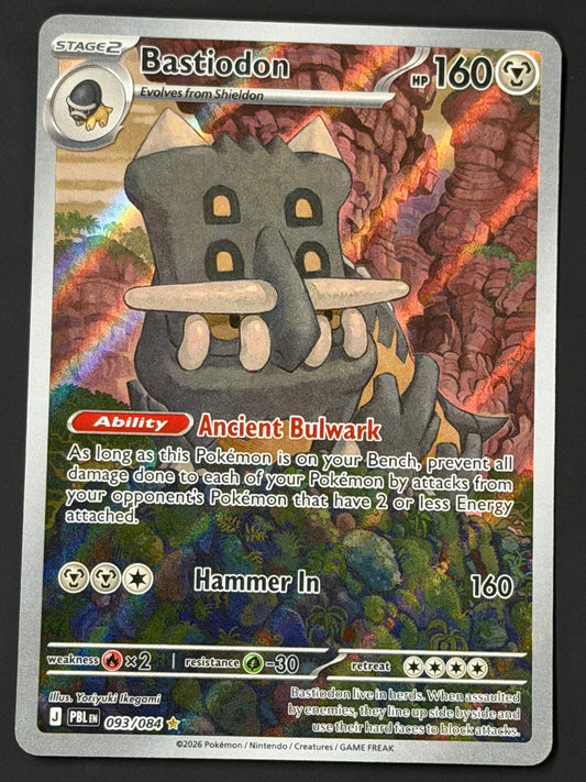 093/084 Bastiodon - Pokémon Pitch Black Illustration Rare