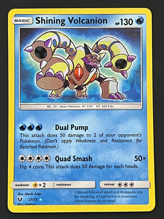 27/73 Shining Volcanion - Pokémon Shining Legends Rare Holo