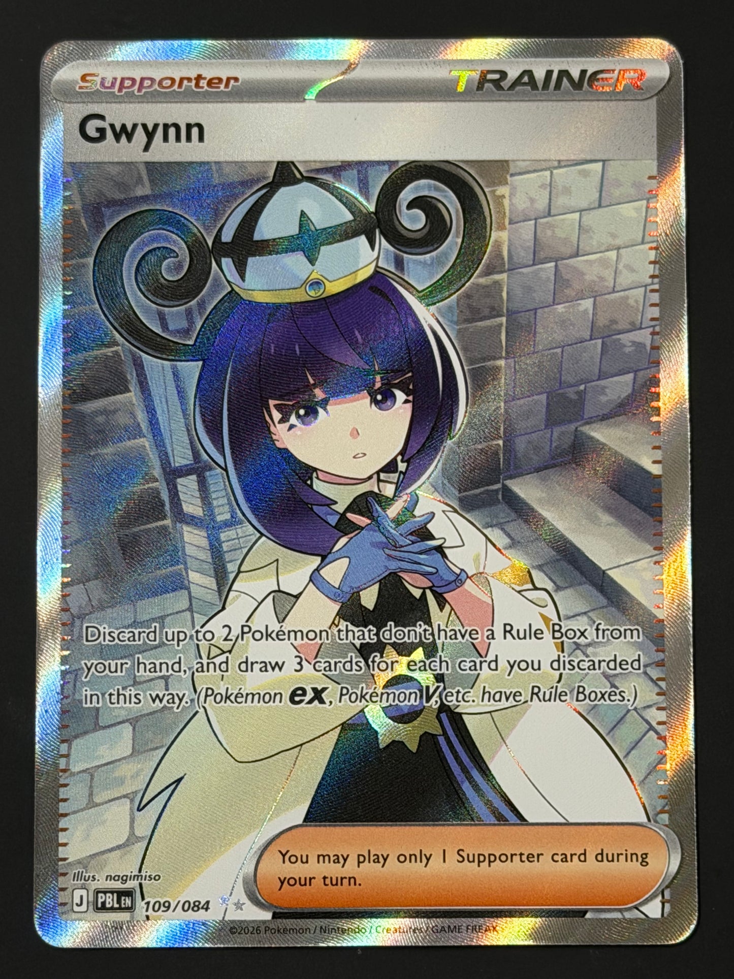 109/084 Gwynn - Pokémon Pitch Black Ultra Rare
