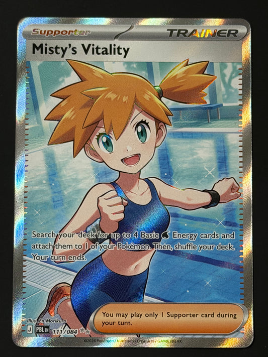 111/084 Misty’s Vitality - Pokémon Pitch Black Ultra Rare