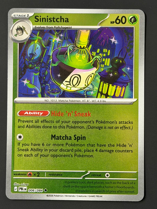 006/084 Sinistcha - Pokémon Pitch Black Uncommon Reverse