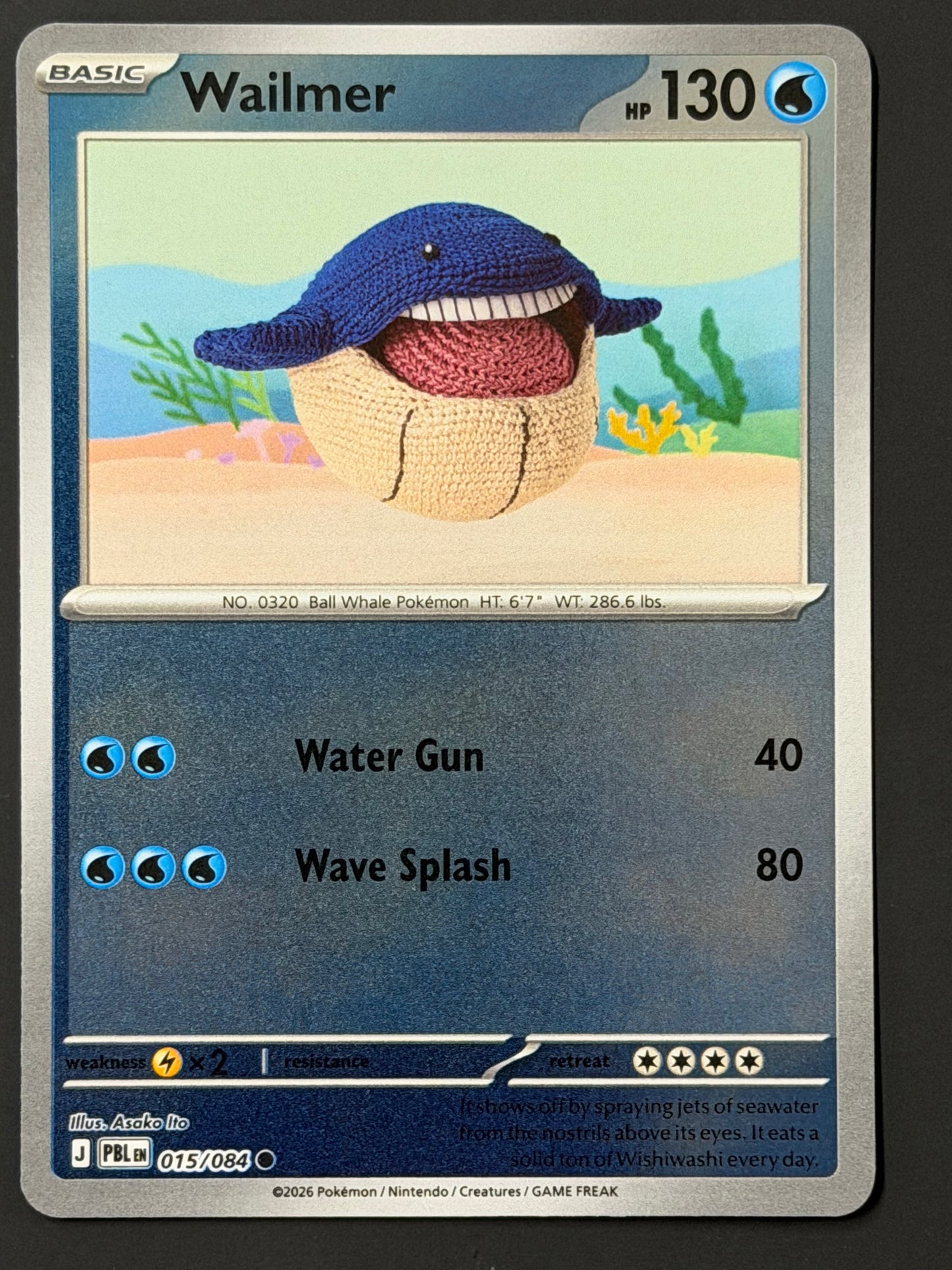 015/084 Wailmer - Pokémon Pitch Black Common Reverse