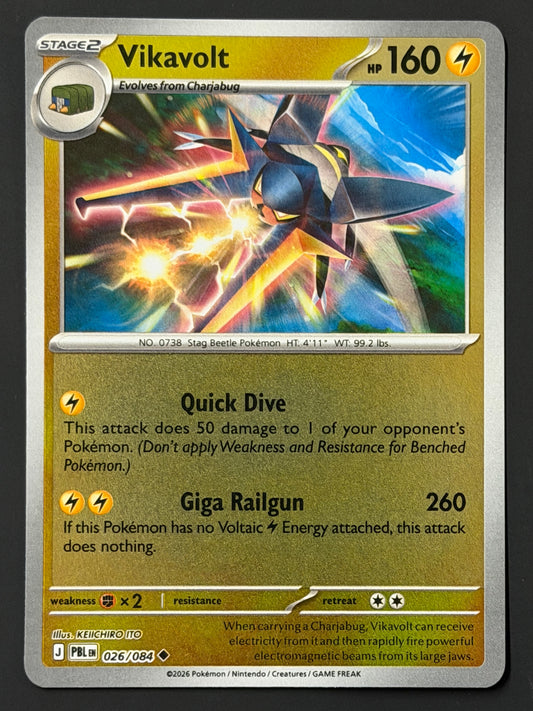 026/084 Vikavolt - Pokémon Pitch Black Uncommon Reverse