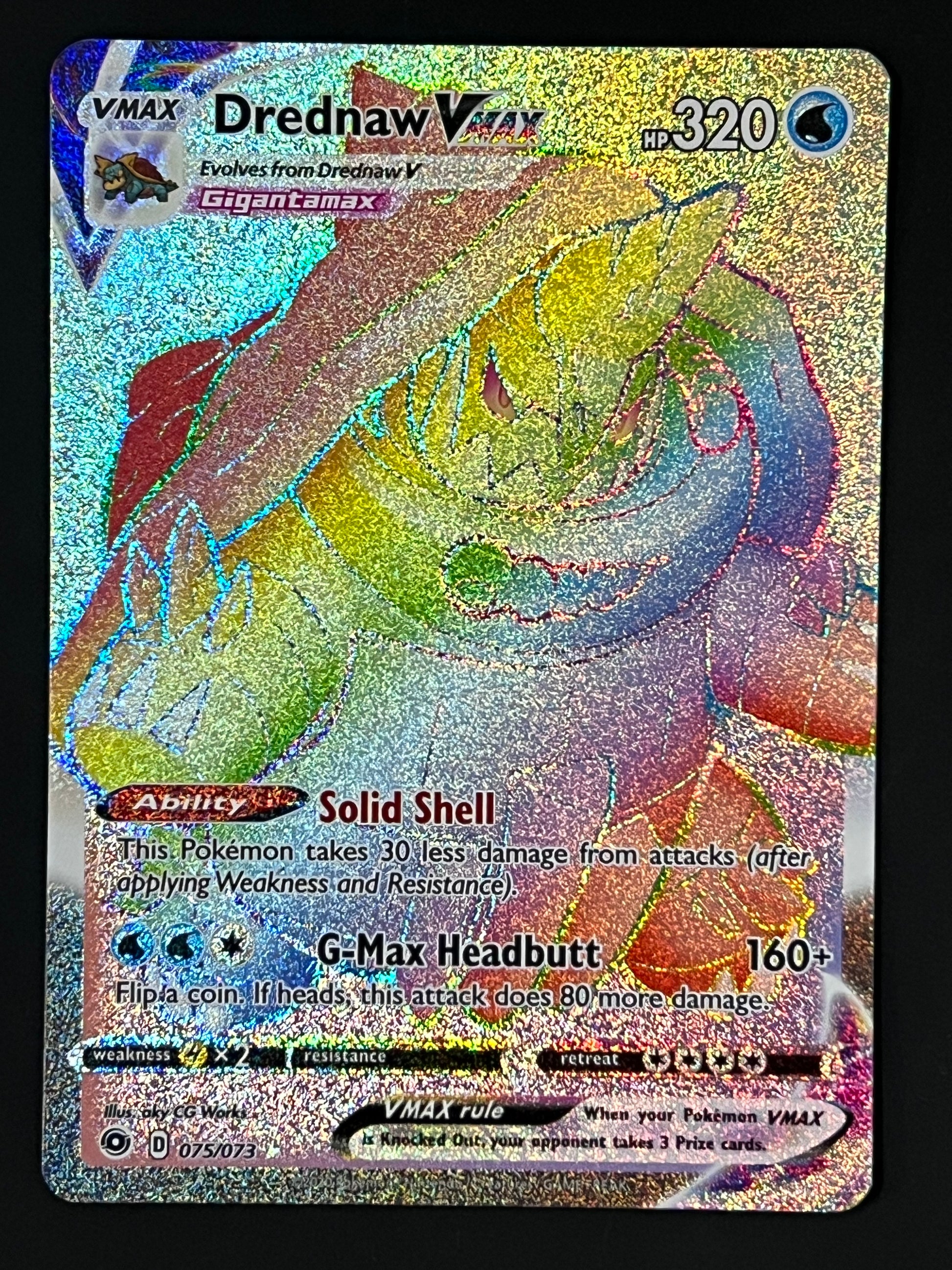 075/073 Drednaw VMax - Pokmon Champions Path Rainbow Secret Rare Jarvvos 075/073 Drednaw VMax - Pokmon Champions Path Rainbow Secret Rare Jarvvos