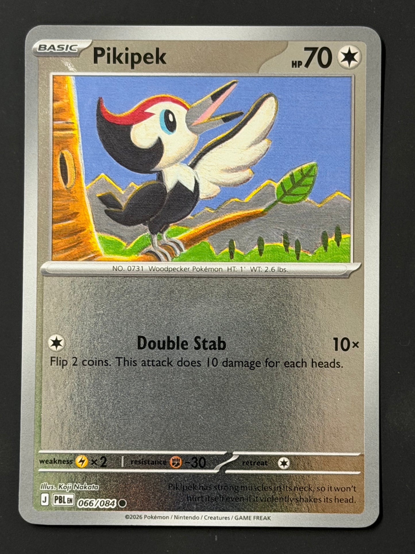 066/084 Pikipek - Pokémon Pitch Black Common Reverse