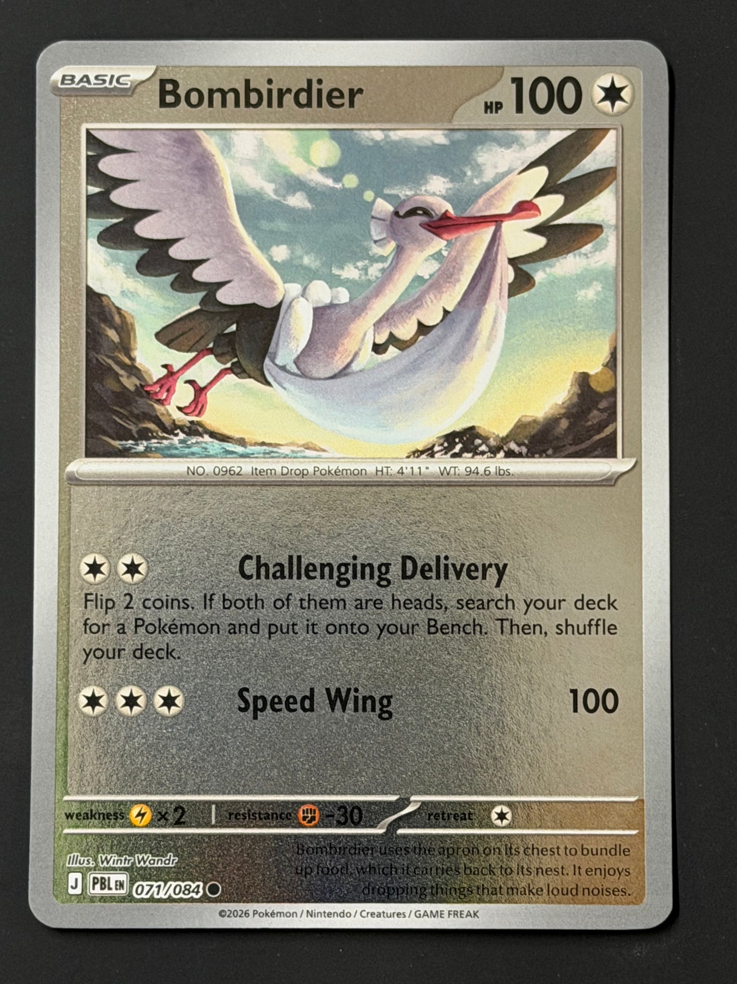 071/084 Bombirdier - Pokémon Pitch Black Common Reverse