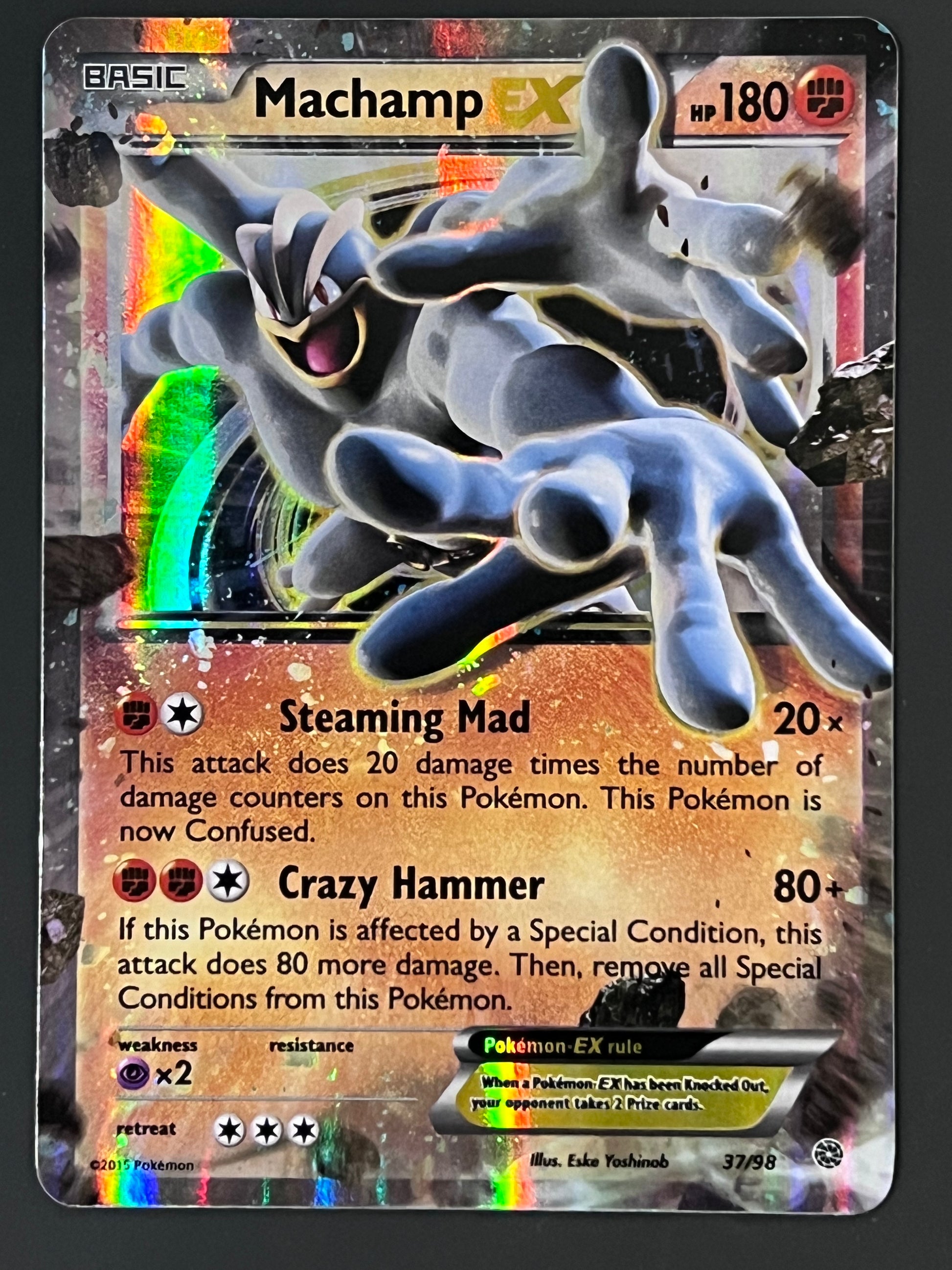 37/98 Machamp Ex - Pokémon Ancient Origins Ultra Rare – Jarvvos