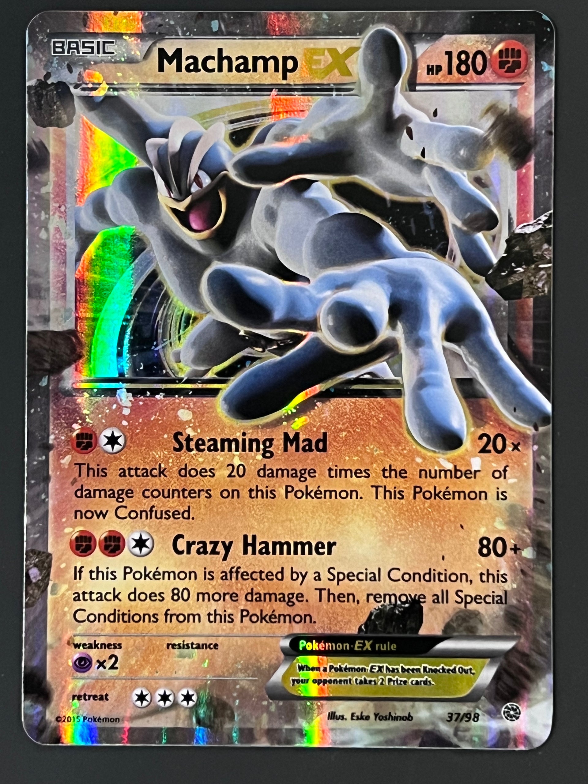 37/98 Machamp Ex - Pokmon Ancient Origins Ultra Rare  Jarvvos