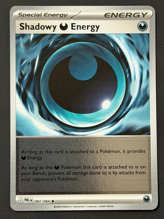 083/084 Shadowy Energy - Pokémon Pitch Black Rare Reverse