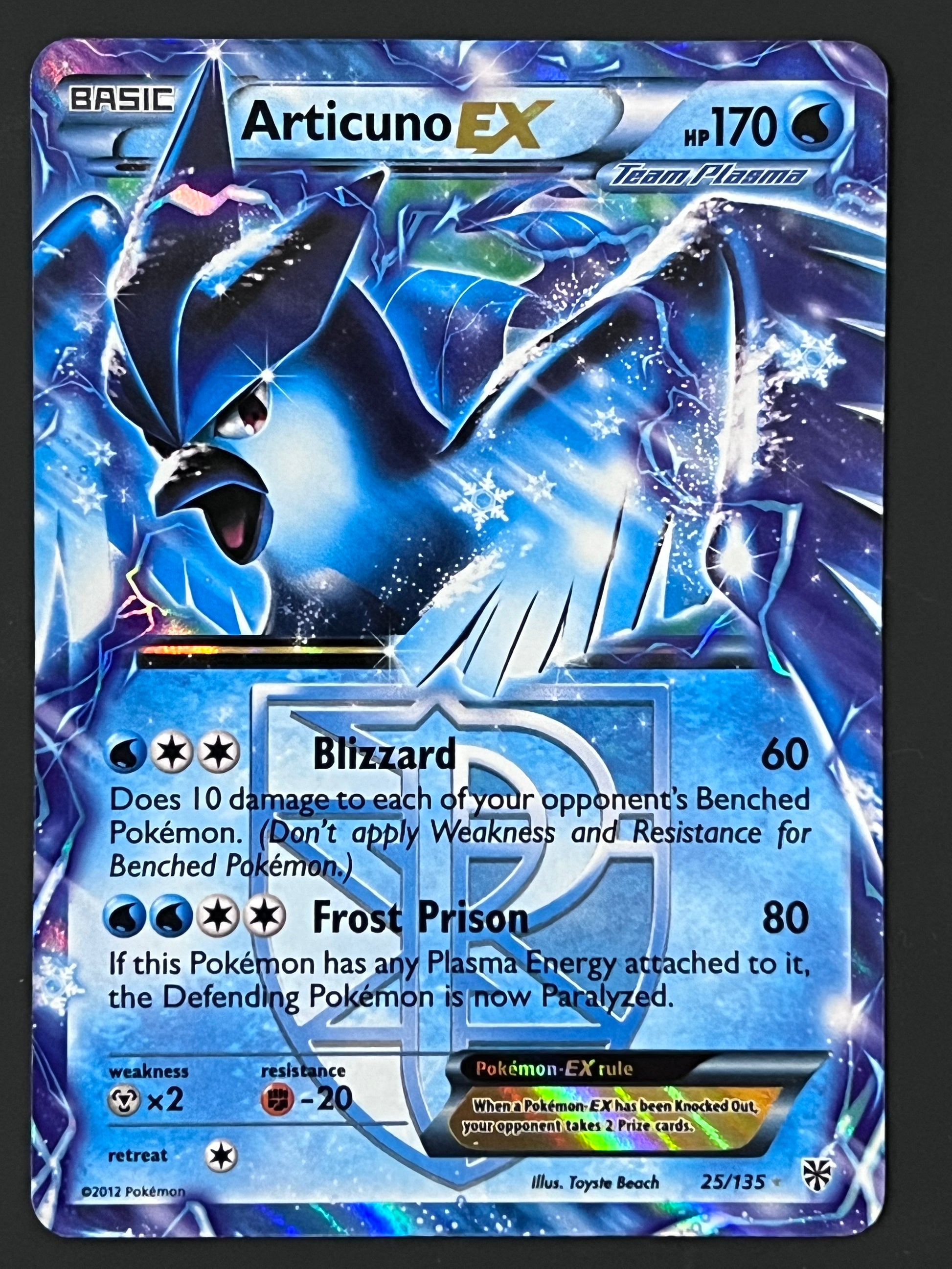 25/135 Articuno Ex - Pokmon Plasma Storm Ultra Rare Jarvvos 25/135 Articuno Ex - Pokmon Plasma Storm Ultra Rare Jarvvos