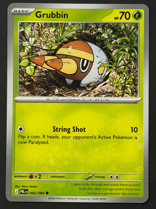 002/084 Grubbin - Pokémon Pitch Black Common