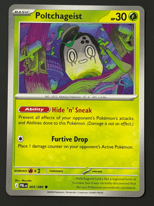005/084 Poltchageist - Pokémon Pitch Black Common