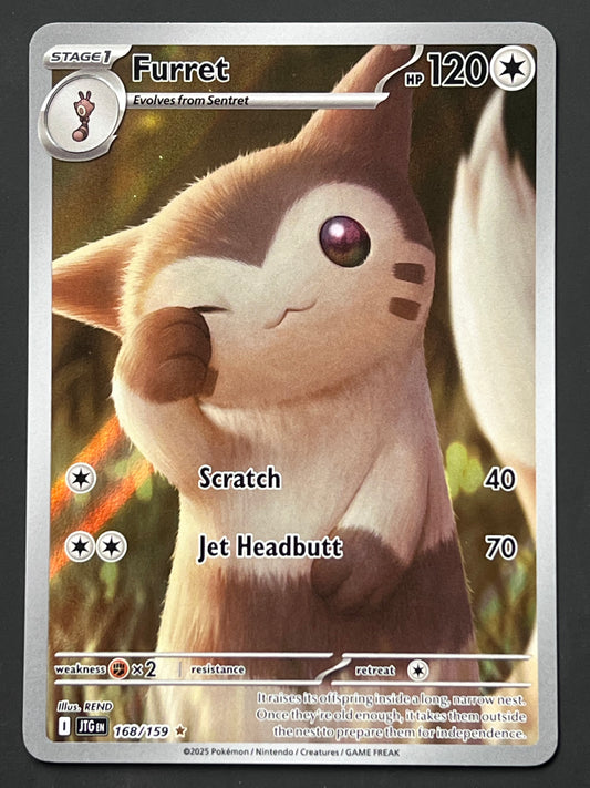 168/159 Furret - Pokémon Journey Together Illustration Rare