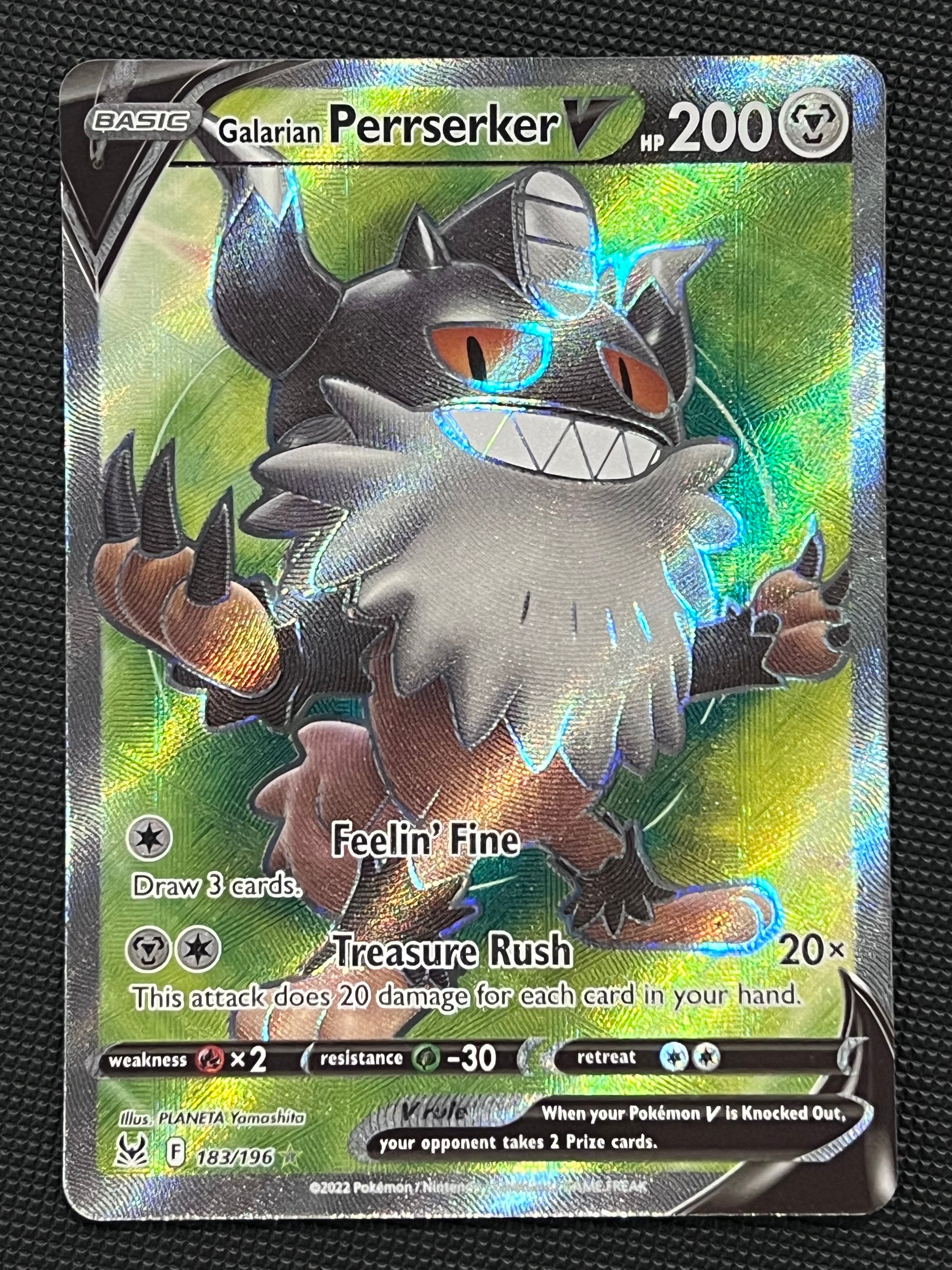 Giratina V - 185/196 - Full Art Ultra Rare Near Mint Sword