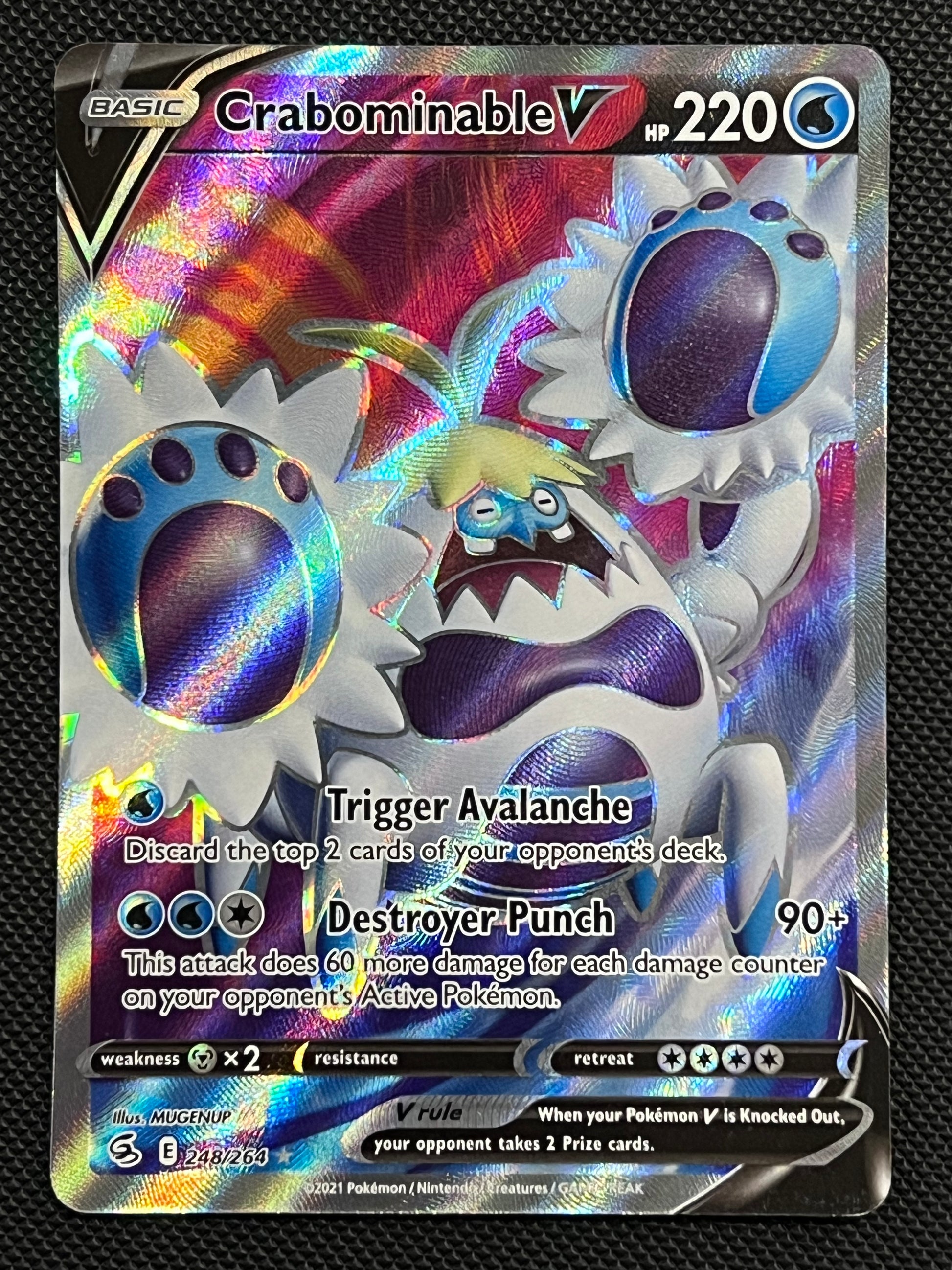 crabominable v pokemon card price Crabominable V
