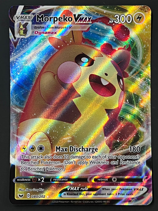 080/202 Morpeko VMax - Sword/Shield Base Ultra Rare