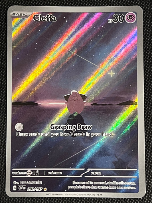 202/197 Cleffa - Pokémon Obsidian Flames Illustration Rare