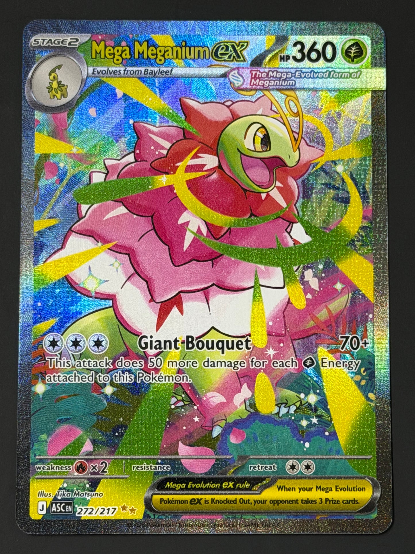 272/217 Mega Meganium ex - Pokémon Ascended Heroes Special Illustration Rare