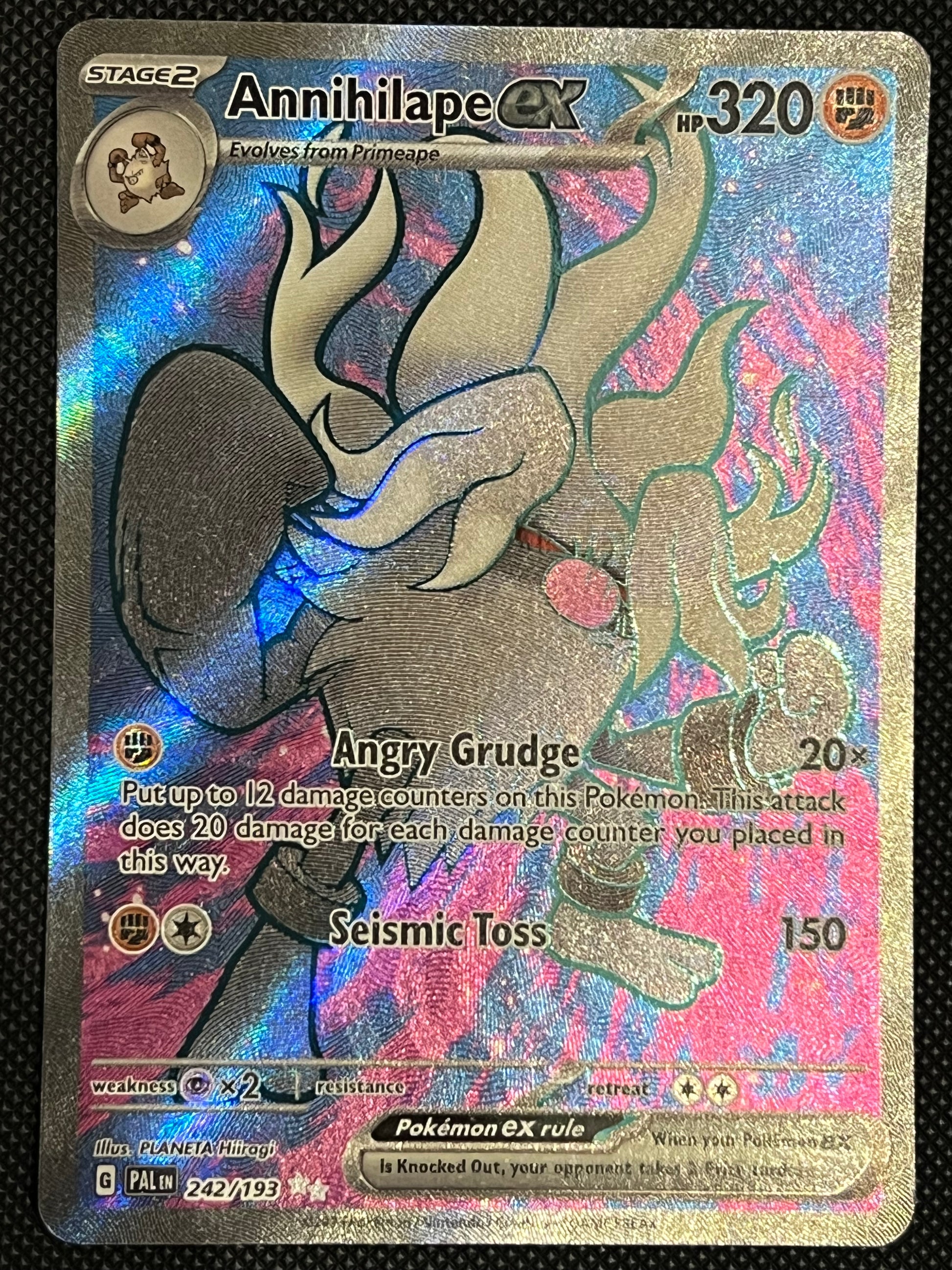 242/193 Annihilape Ex - Pokmon Paldea Evolved Ultra Rare Jarvvos 242/193 Annihilape Ex - Pokmon Paldea Evolved Ultra Rare Jarvvos