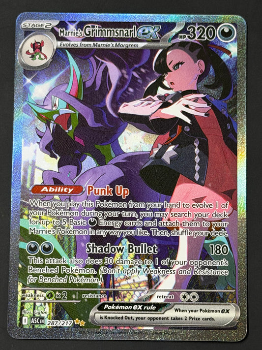 287/217 Marnie’s Grimmsnarl ex - Pokémon Ascended Heroes Special Illustration Rare
