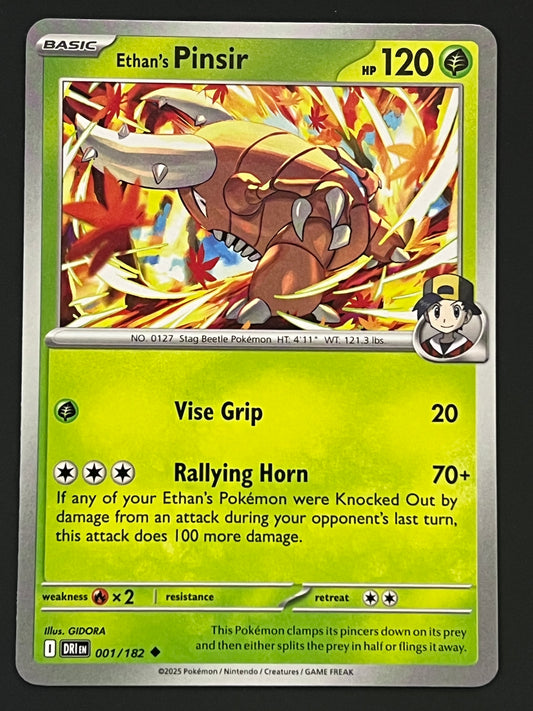 001/182 Ethan’s Pinsir - Pokémon Destined Rivals Uncommon