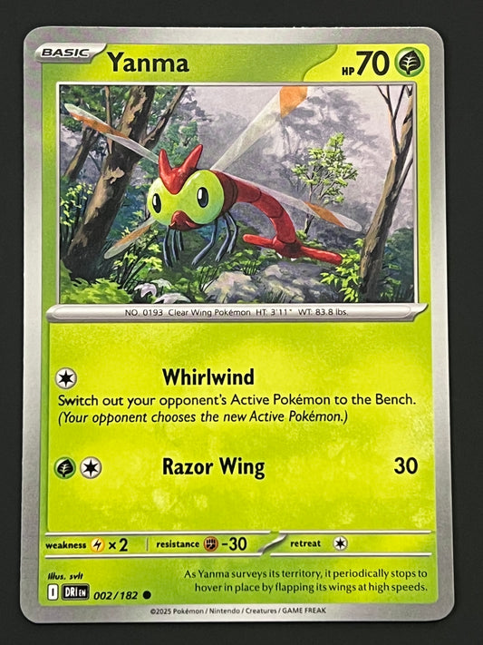 002/182 Yanma - Pokémon Destined Rivals Common