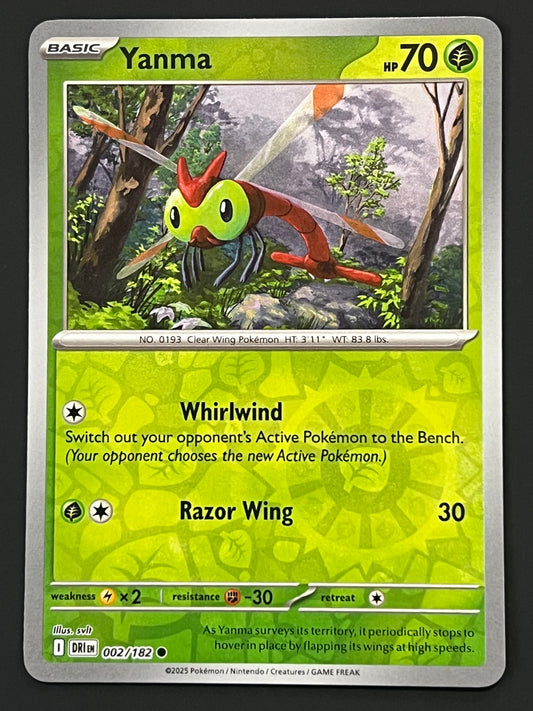 002/182 Yanma - Pokémon Destined Rivals Common Reverse
