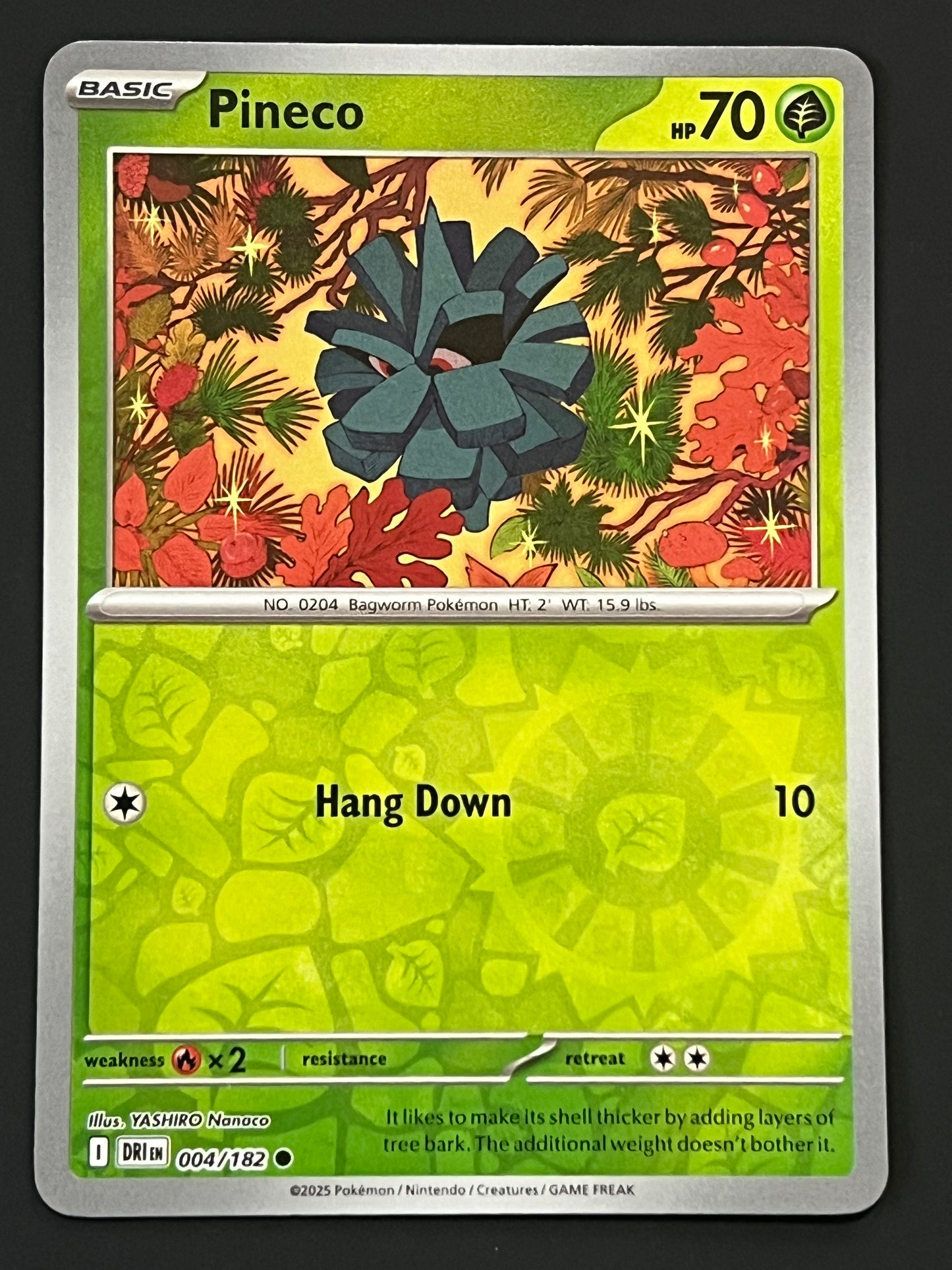 004/182 Pineco - Pokémon Destined Rivals Common Reverse
