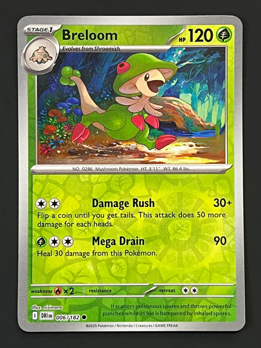 006/182 Breloom - Pokémon Destined Rivals Common Reverse