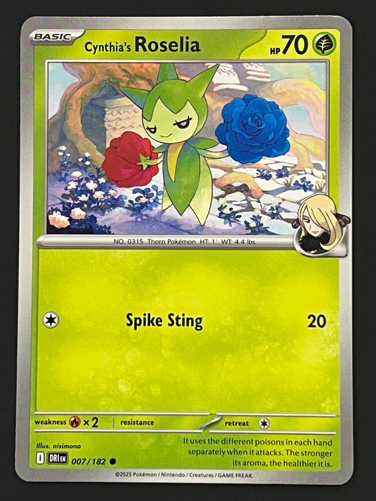 007/182 Cynthia’s Roselia - Pokémon Destined Rivals Common