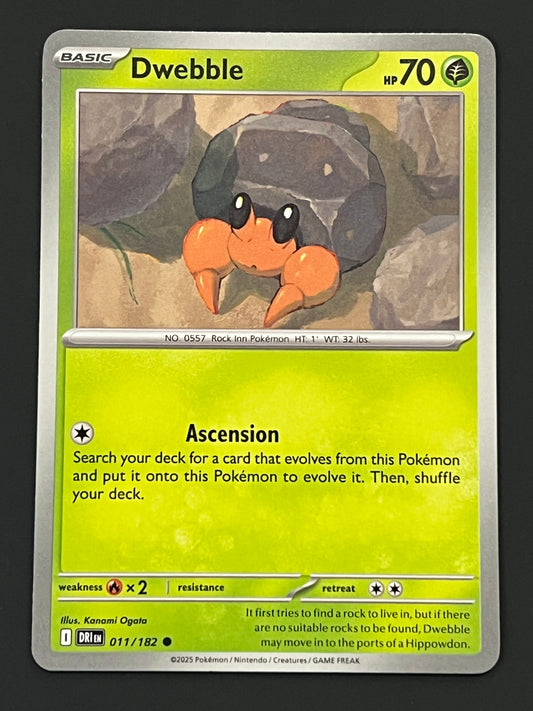 011/182 Dwebble - Pokémon Destined Rivals Common