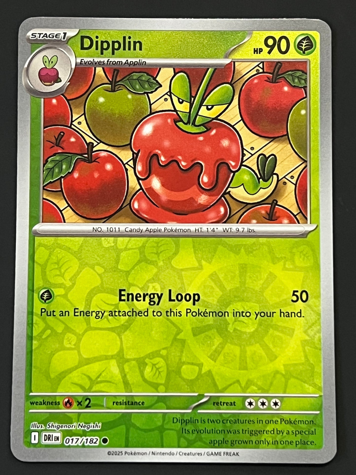 017/182 Dipplin - Pokémon Destined Rivals Common Reverse