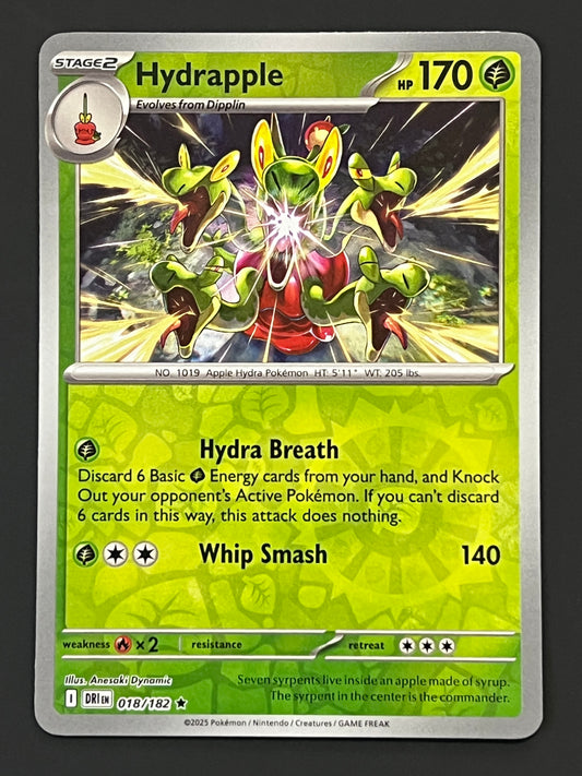018/182 Hydrapple - Pokémon Destined Rivals Rare Reverse