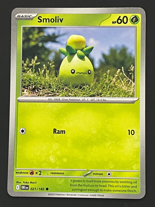 021/182 Smoliv - Pokémon Destined Rivals Common