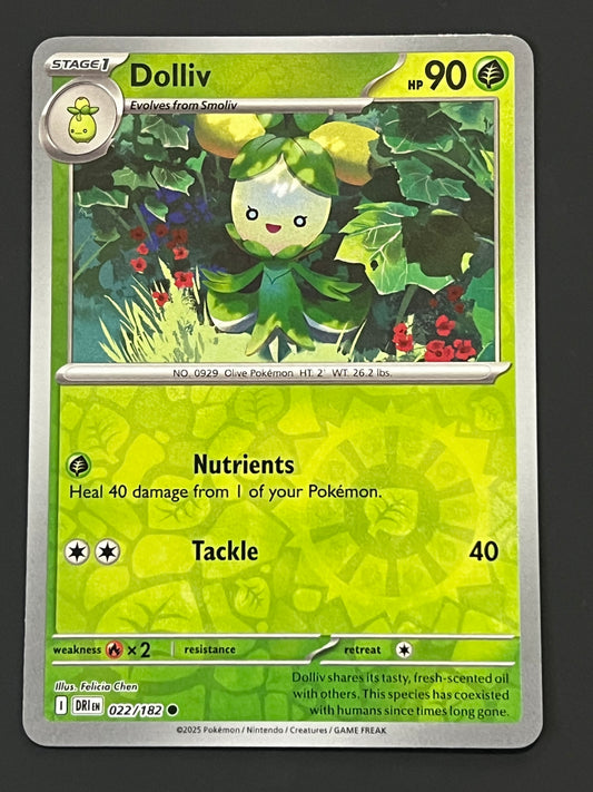 022/182 Dolliv - Pokémon Destined Rivals Common Reverse