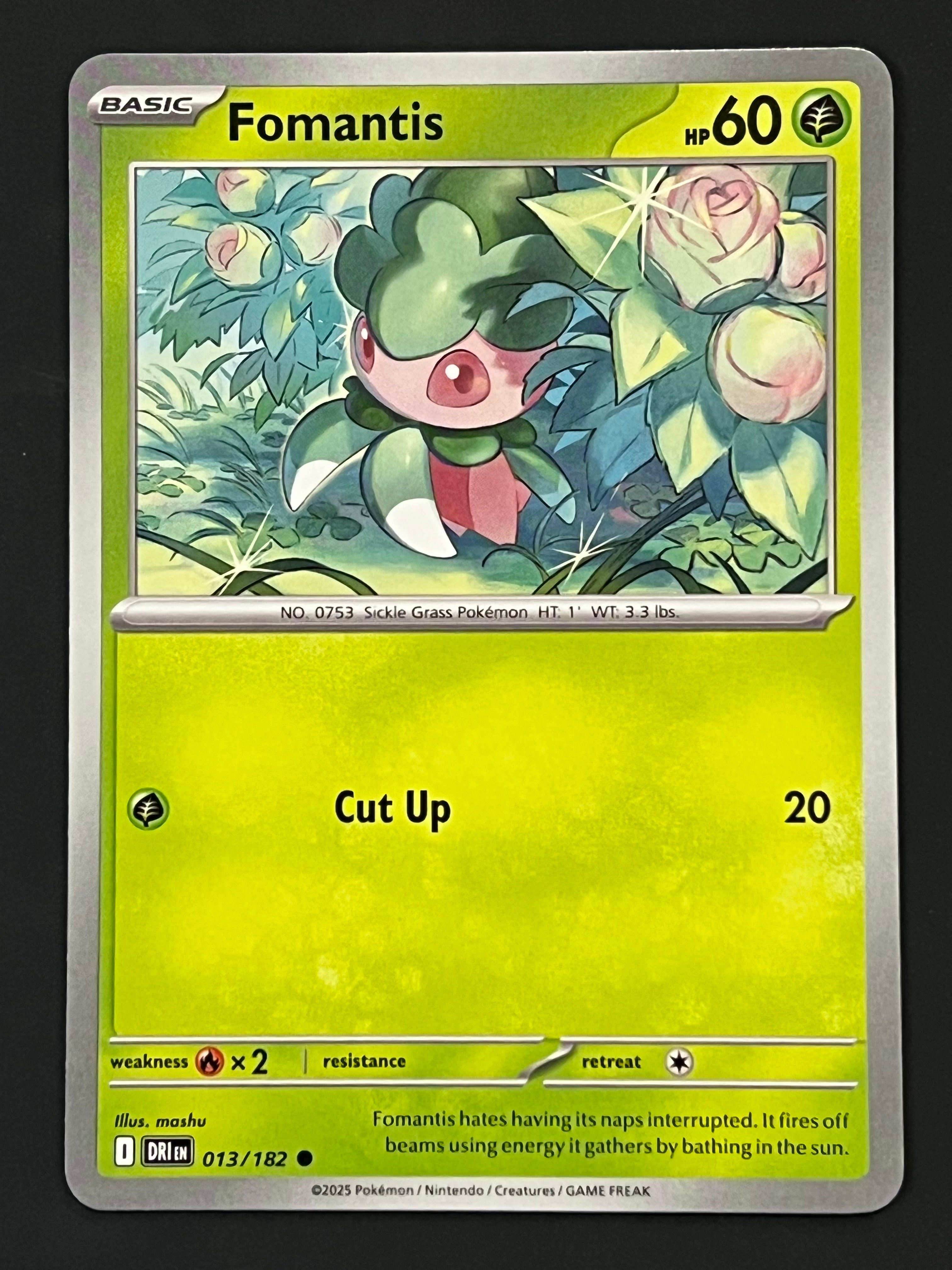 013/182 Fomantis - Pokémon Destined Rivals Common – Jarvvos