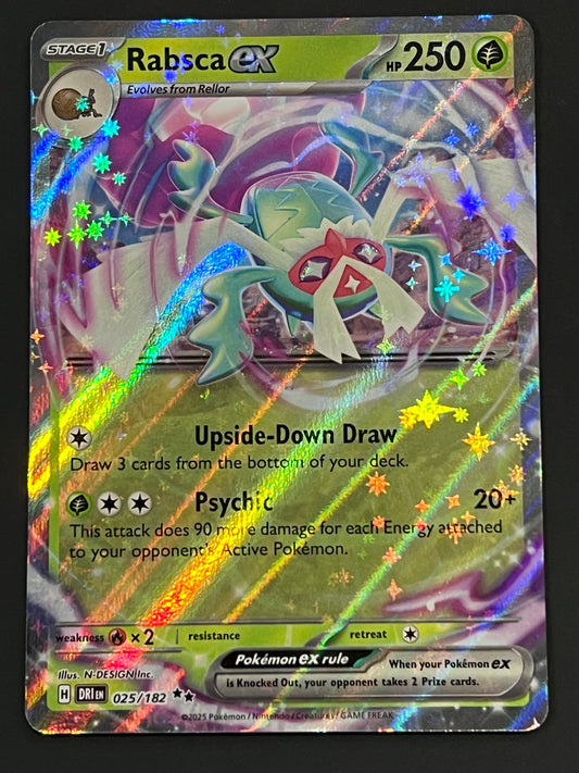 025/182 Rabsca Ex - Pokémon Destined Rivals Double Rare