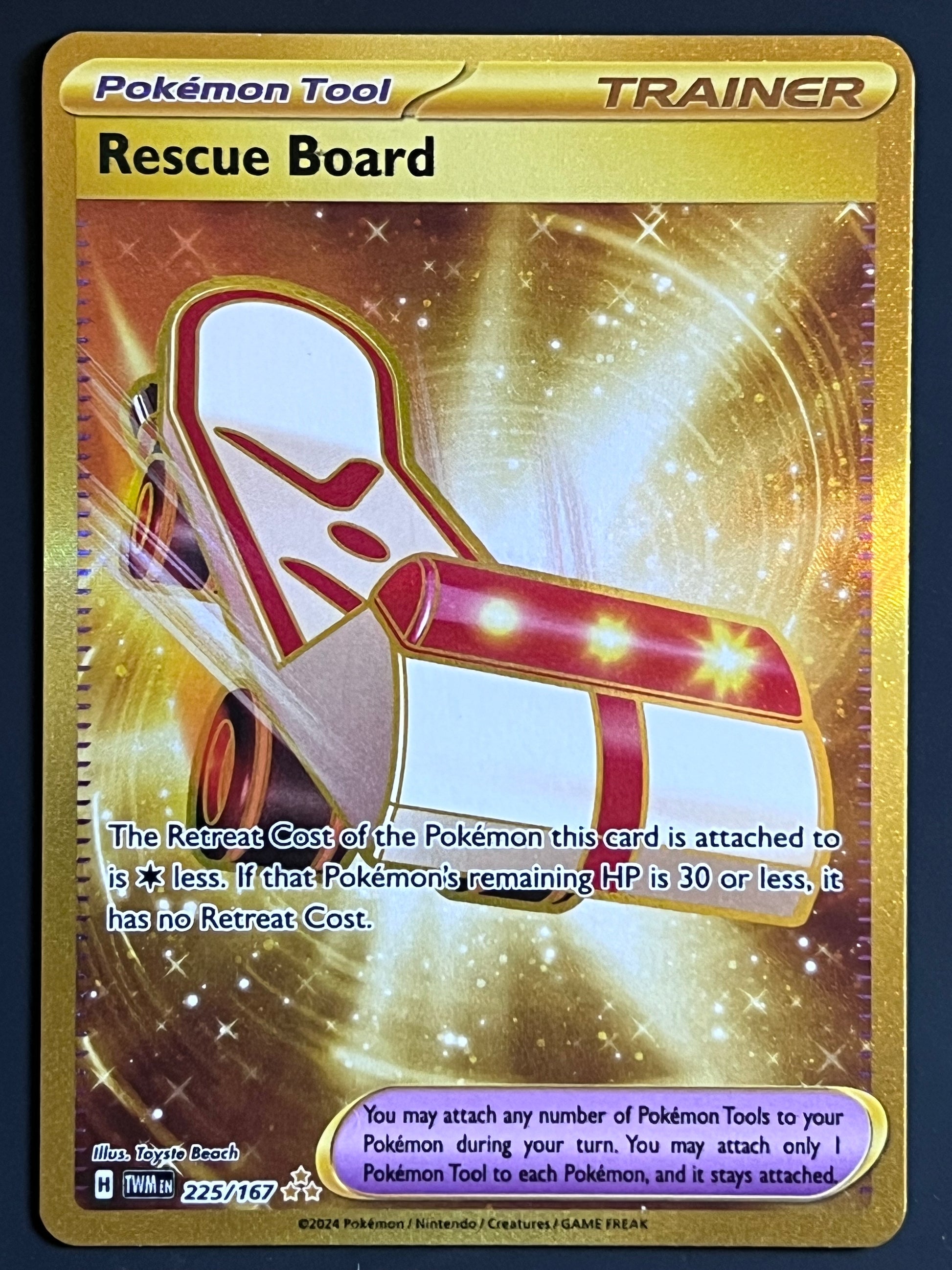 225/167 Rescue Board - Pokmon Twilight Masquerade Hyper Rare Jarvvos 225/167 Rescue Board - Pokmon Twilight Masquerade Hyper Rare Jarvvos