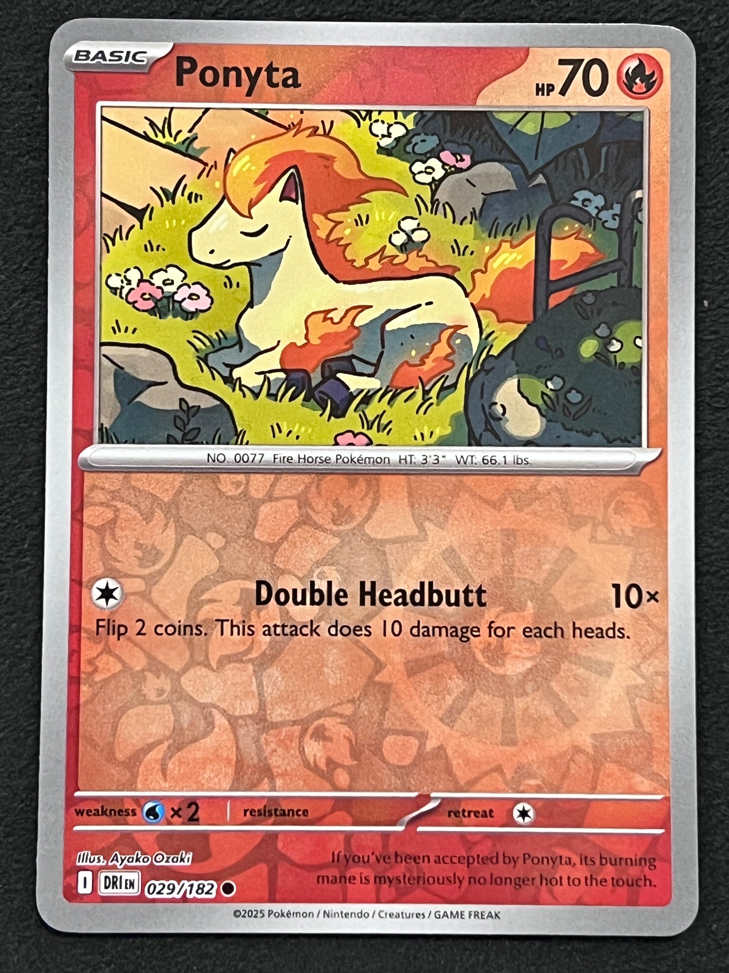029/182 Ponyta - Pokémon Destined Rivals Common Reverse