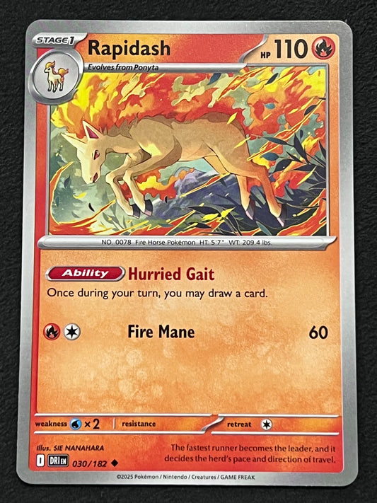 030/182 Rapidash - Pokémon Destined Rivals Uncommon