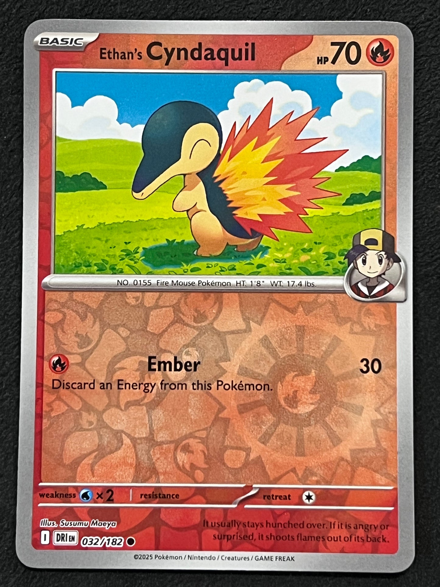 032/182 Ethan’s Cyndaquil - Pokémon Destined Rivals Common Reverse