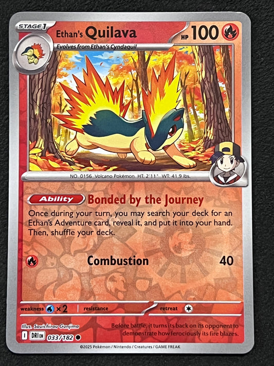 033/182 Ethan’s Quilava - Pokémon Destined Rivals Uncommon Reverse