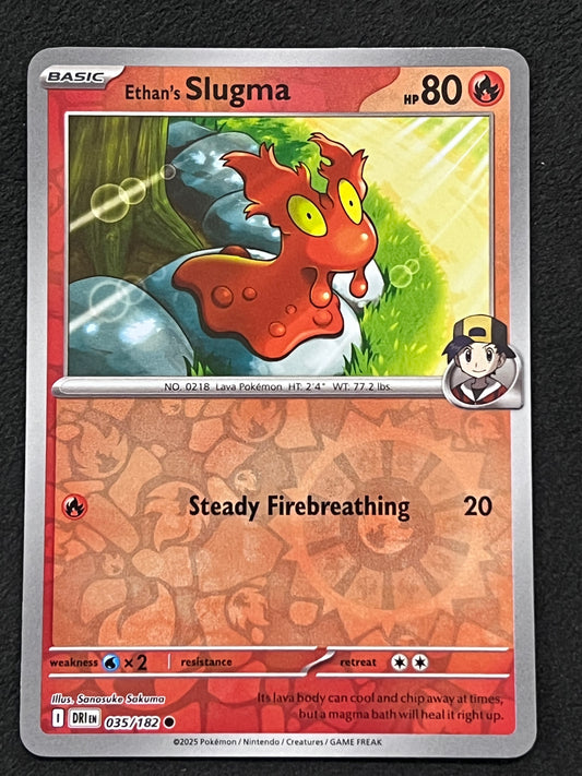 035/182 Ethan’s Slugma - Pokémon Destined Rivals Common Reverse