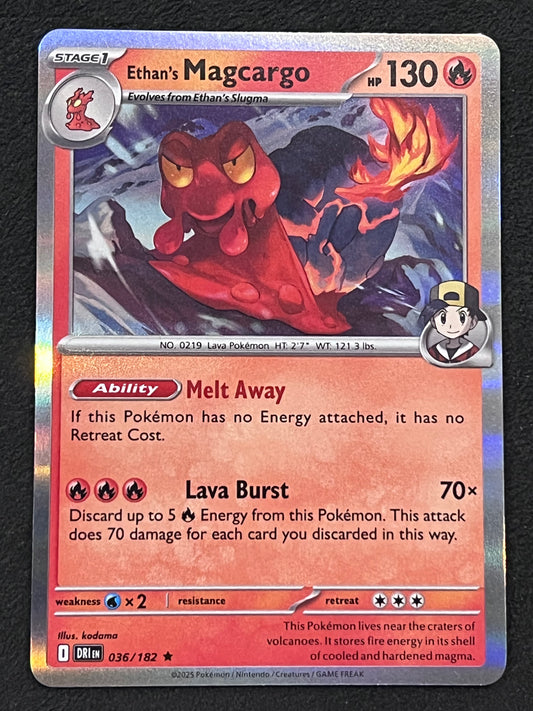 036/182 Ethan’s Magcargo - Pokémon Destined Rivals Rare Holo