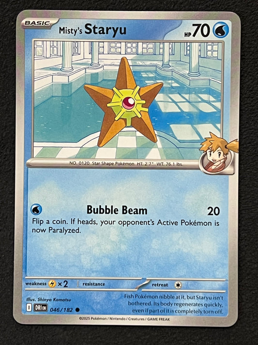 046/182 Misty’s Staryu - Pokémon Destined Rivals Common